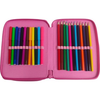 Diakakis imports School Pencil Case Double Filled Disney Stitch Must Team 000565997 5205698826269