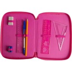 Diakakis imports School Pencil Case Double Filled Must Team Girl - Unicorn 000587250 5205698808449