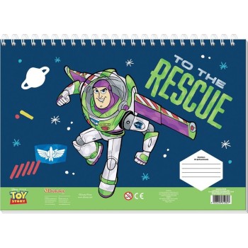 Diakakis imports Drawing Block 23x33cm 40sheets Auto-stencil- 2p x 2x TOY Story 000565898 5205698819827