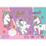 Diakakis imports Must Team Fashion Girl - Unicorn με αυτοκ-στενσιλ- 2 Σελ Χρωμ. 2 Σχέδια 000587406 5205698815959