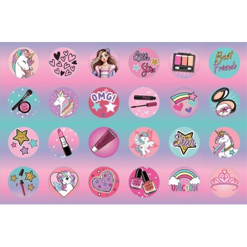 Diakakis imports Must Team Fashion Girl - Unicorn με αυτοκ-στενσιλ- 2 Σελ Χρωμ. 2 Σχέδια 000587406 5205698815959