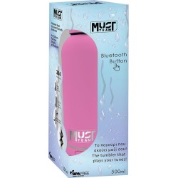 Diakakis imports Vacuum Flask Stainless Steel Must Team Pink 500 Ml With Bluetooth 000587607 5205698828188