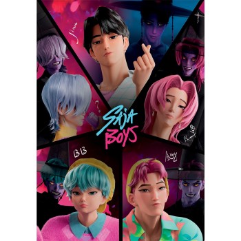 Clementoni Children's Puzzle High Quality K-pop Demon Hunters Compact box 500 pcs 1220-35625 8005125356256