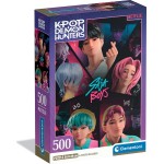 Clementoni παιδικό παζλ high quality k-pop demon hunters compact box 500 τμχ 1220-35625 8005125356256