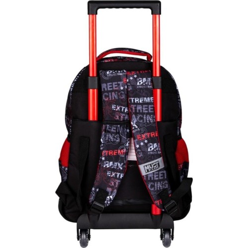Diakakis imports School Trolley Bag Elementary Must Team Bike 3 Compartments 000587199 5205698807350