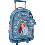 Diakakis imports School Trolley Bag Elementary Disney Frozen Blue Must Team 3 Compartments 000565977 5205698825446