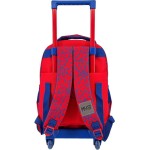 Diakakis imports Σχολική Τσάντα Τρόλεϊ Δημοτικού Spider-man Red Must Team 3 θήκες 000508813 5205698825484