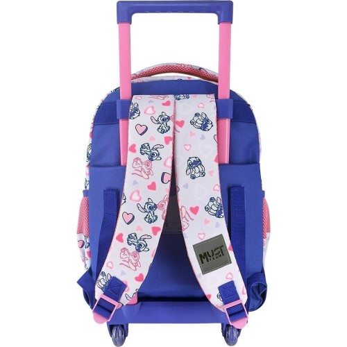 Diakakis imports Σχολική Τσάντα Τρόλεϊ Δημοτικού Disney Stitch- Angel Ohana Must Team 3 θήκες 000565979 5205698825460