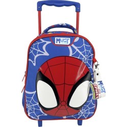 Diakakis imports School Trolley Bag Kindergarten Spidey And His Amazing Friends Must Team 2 Compartments 000508802 5205698823886