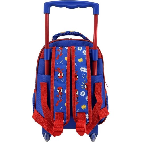 Diakakis imports School Trolley Bag Kindergarten Spidey And His Amazing Friends Must Team 2 Compartments 000508802 5205698823886