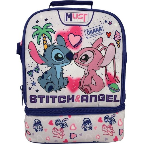 Diakakis imports Lunch Bag Insulated Disney Stitch Must Team 2 Compartments 000565981 5205698825828
