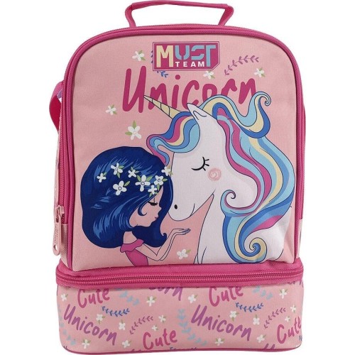 Diakakis imports Τσαντάκι Φαγητού Ισοθερμικό Must Team Yummy Girl and Unicorn 2 Θήκες 000587221 5205698808159