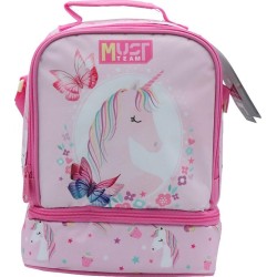 Diakakis imports Τσαντάκι Φαγητού Ισοθερμικό Must Team Yummy Pink Unicorn 2 Θήκες 000587651 5205698829093