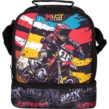 Diakakis imports Τσαντάκι Φαγητού Ισοθερμικό Must Team Yummy Bike 2 Θήκες 000587201 5205698807398
