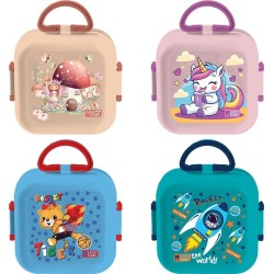Diakakis imports Lunch Box Must Team 550ml Pp Plastic With Fork And Spoon In 4 Designs 000587532 5205698823367