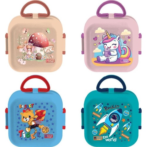 Diakakis imports Lunch Box Must Team 550ml Pp Plastic With Fork And Spoon In 4 Designs 000587532 5205698823367