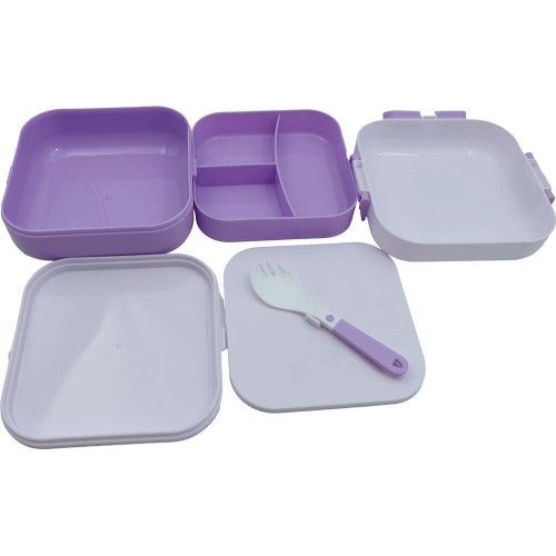 Diakakis imports Lunch Box Must Team 550ml Pp Plastic With Fork And Spoon In 4 Designs 000587532 5205698823367