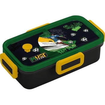 Diakakis imports Lunch Box Must Team 700ml Pp Plastic With Removable Divider 20x13x6.5 Cm 4 Designs 000587526 5205698823244