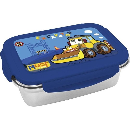 Diakakis imports Lunch Box Kids Must Team 900ml Boy - Girl With Stainless Steel Base 4 Designs 000587524 5205698823183
