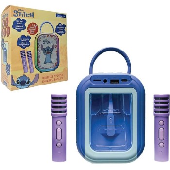 Lexibook Φορητό Ηχείο Bluetooth Karaoke Με 2 Ασύρματα Μικρόφωνα Disney Stitch 25.BTC030D 3380743121710