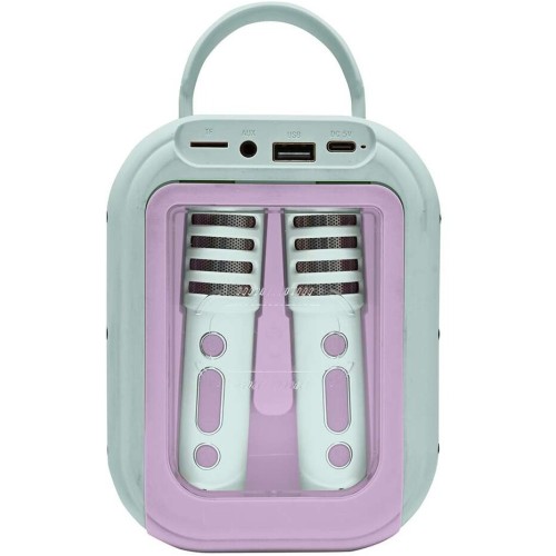Lexibook Φορητό Ηχείο Bluetooth Karaoke Με 2 Ασύρματα Μικρόφωνα Disney Frozen 25.BTC030FZ 3380743121734