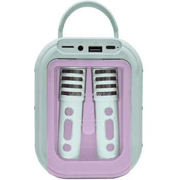 Lexibook Φορητό Ηχείο Bluetooth Karaoke Με 2 Ασύρματα Μικρόφωνα Disney Frozen 25.BTC030FZ 3380743121734