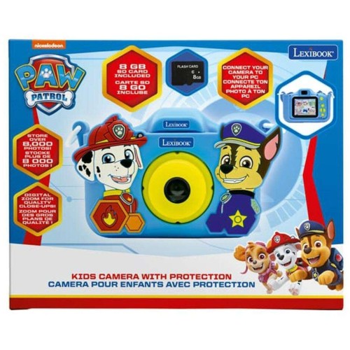 Lexibook Children's Digital Camera With 3D Silicone Protective Case Paw Patrol  25.DJ078PA 3380743106465