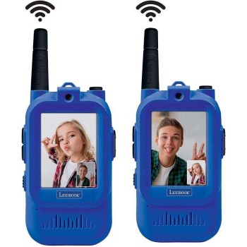 Lexibook Rechargeable Video Color Screen Walkie Talkie With 500 Meter Range 25.TWV10 3380743130224