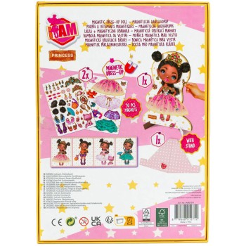 canenco I Am Magnetic Dress-Up Model - Princess IAM25251 / IAM23251B 8719668012752