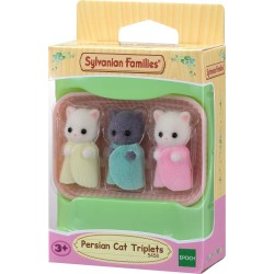 Epoch sylvanian families  persian cat triplets dolls - dollhouse playsets 5458 5054131054581