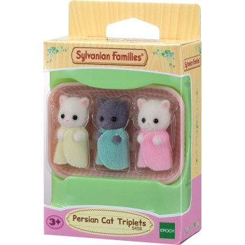 Epoch sylvanian families  persian cat triplets dolls - dollhouse playsets 5458 5054131054581
