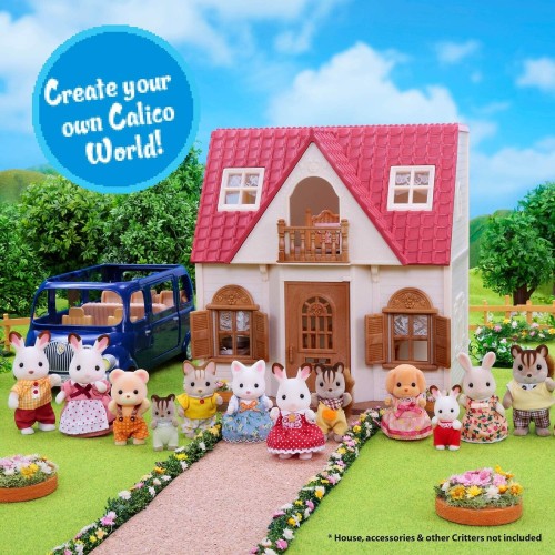 Epoch sylvanian families  persian cat triplets dolls - dollhouse playsets 5458 5054131054581
