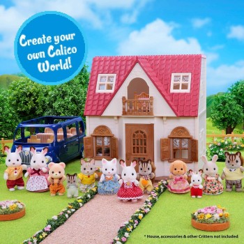 Epoch sylvanian families  persian cat triplets dolls - dollhouse playsets 5458 5054131054581