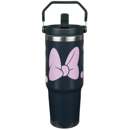gim Glass With Straw ss 900ml Minnie 553-06208 4043946329350