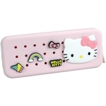gim κασετίνα σιλικόνης ορθογώνια με  ροζ Hello Kitty 335-77152 5204549183582