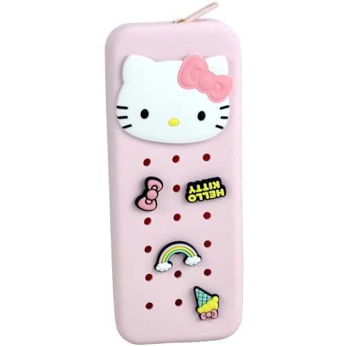 gim κασετίνα σιλικόνης ορθογώνια με  ροζ Hello Kitty 335-77152 5204549183582
