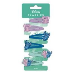 Arditex Disney Stitch Αξεσουάρ Μαλλιών Stitch 6 Πιαστράκια WD16005 8430957160052