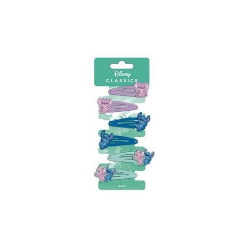 Arditex Disney Stitch Stitch Hair Accessories 6 Clips WD16005 8430957160052