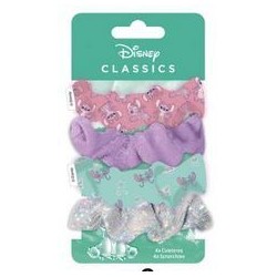 Arditex Disney Stitch Stitch Hair Accessories 4 Scrunchy Rubber Bands WD16009 8430957160090