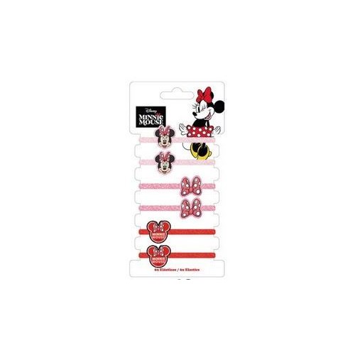 Arditex Disney Minnie Mouse Αξεσουάρ Μαλλιών Minnie 6 Λαστιχάκια WD17565 8430957175650