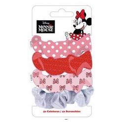 Arditex Disney Minnie Mouse Minnie Hair Accessories 4 Scrunchy Rubber Bands WD17566 8430957175667