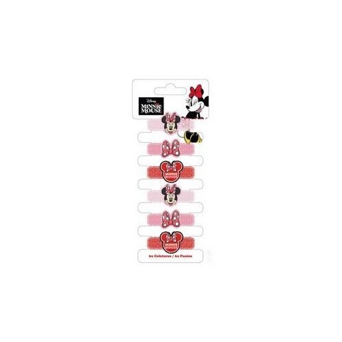 Arditex Disney Minnie Mouse Αξεσουάρ Μαλλιών Minnie 6 Λαστιχάκια WD17563 8430957175636
