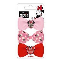 Arditex Disney Minnie Mouse Αξεσουάρ Μαλλιών Minnie 3 Κλιπ Τσιμπιδάκια Με Φιόγκους WD17561 8430957175612