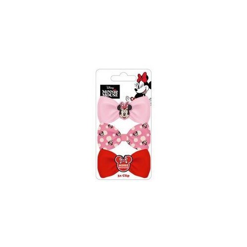Arditex Disney Minnie Mouse Αξεσουάρ Μαλλιών Minnie 3 Κλιπ Τσιμπιδάκια Με Φιόγκους WD17561 8430957175612