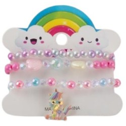 Azure accessories Children's Accessory Unicorn Bracelet Set Of 3 Pcs XA-0341 5200419213045