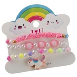 Azure accessories Bracelet Set 3 Pcs Unicorn XA-0336 5200419212994