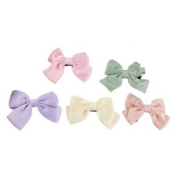 Azure accessories Children's Clip Bow Pastel Colors XA-0312 5200419212758