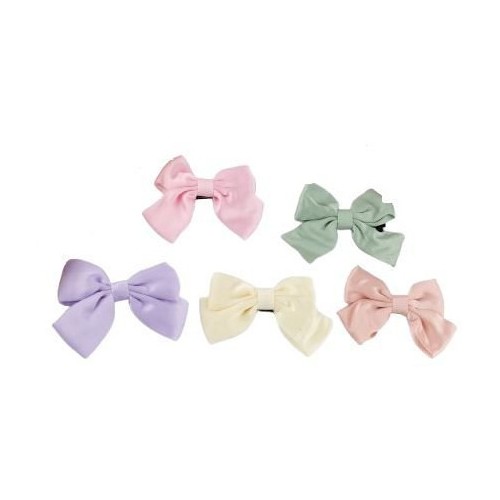 Azure accessories Children's Clip Bow Pastel Colors XA-0312 5200419212758