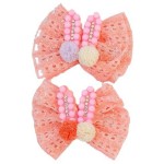 Azure accessories Hair Clip 2 Pcs Bows With Pearls XA-0013 5200419209765