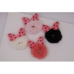 Azure accessories Children's Scrunchie Fur With Bow XA-0598 5200419215650